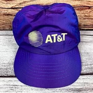Vintage 1990s AT&T Thermonuclear Nylon Snapback Hat